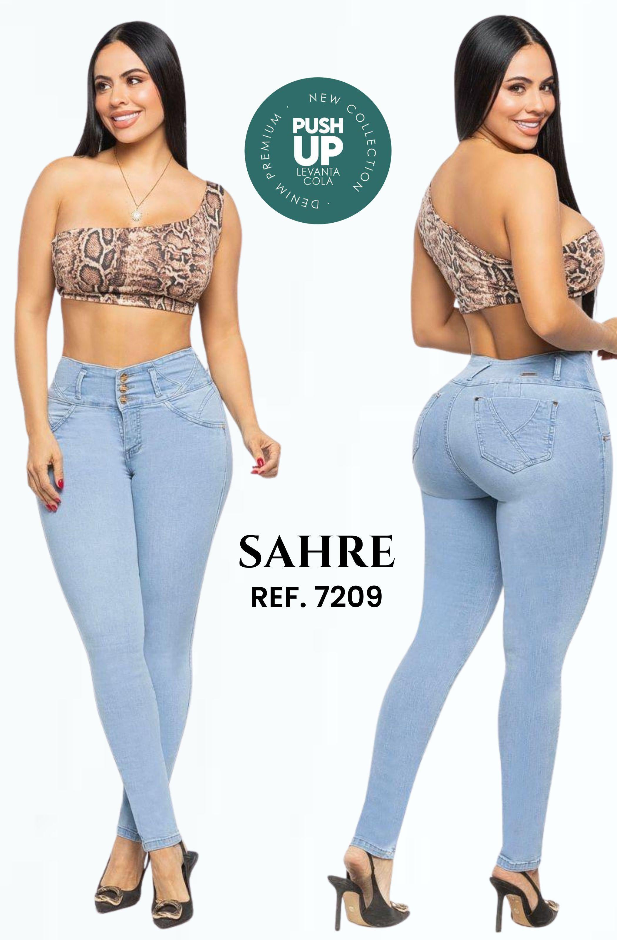 Ref. 006 -7209 Jean con Bolsillos Push Up Colombiano - Ropa Colombiana