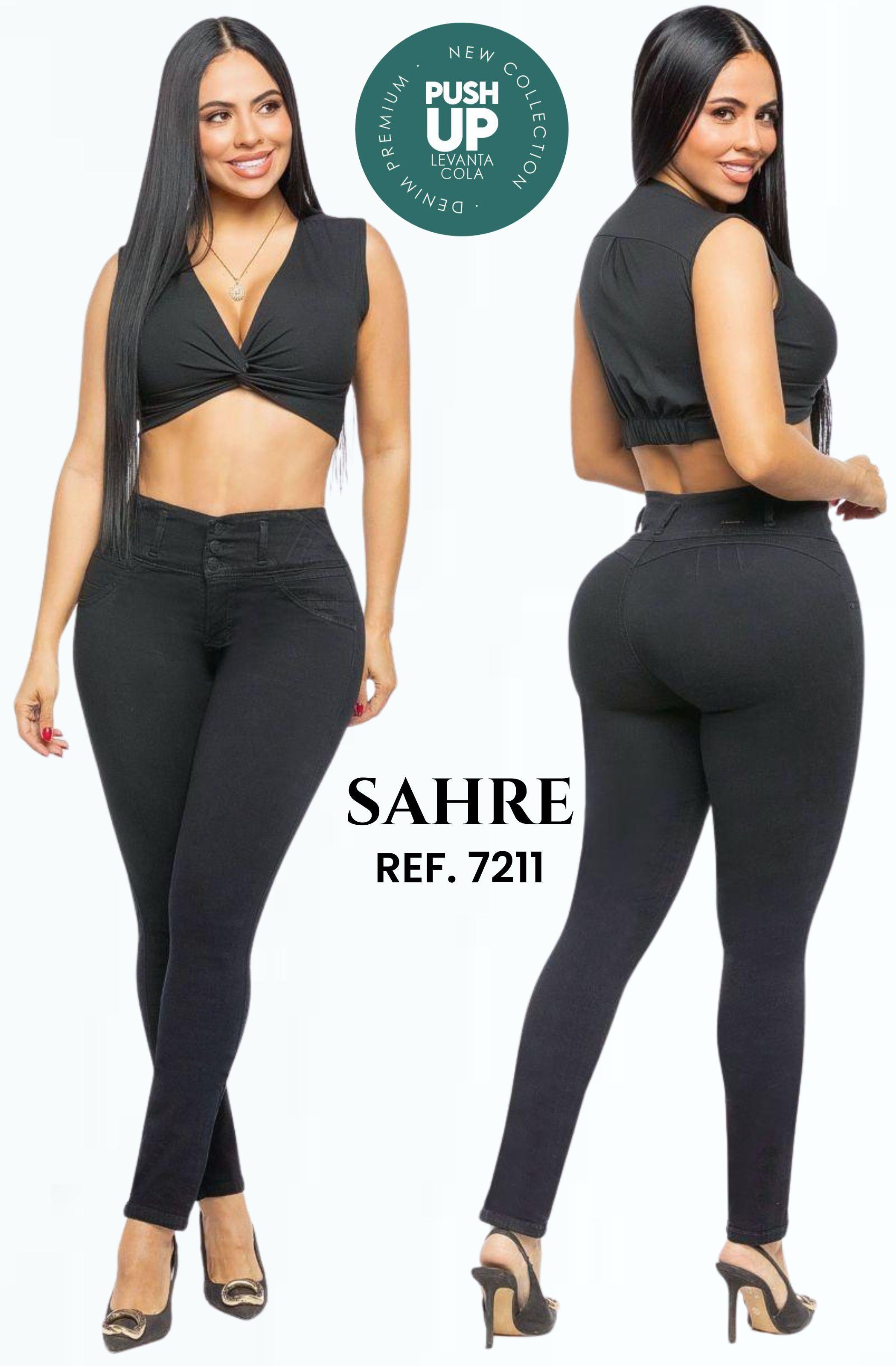 Ref. 006 -7211 Jean sin Bolsillos Push Up Colombiano - Ropa Colombiana