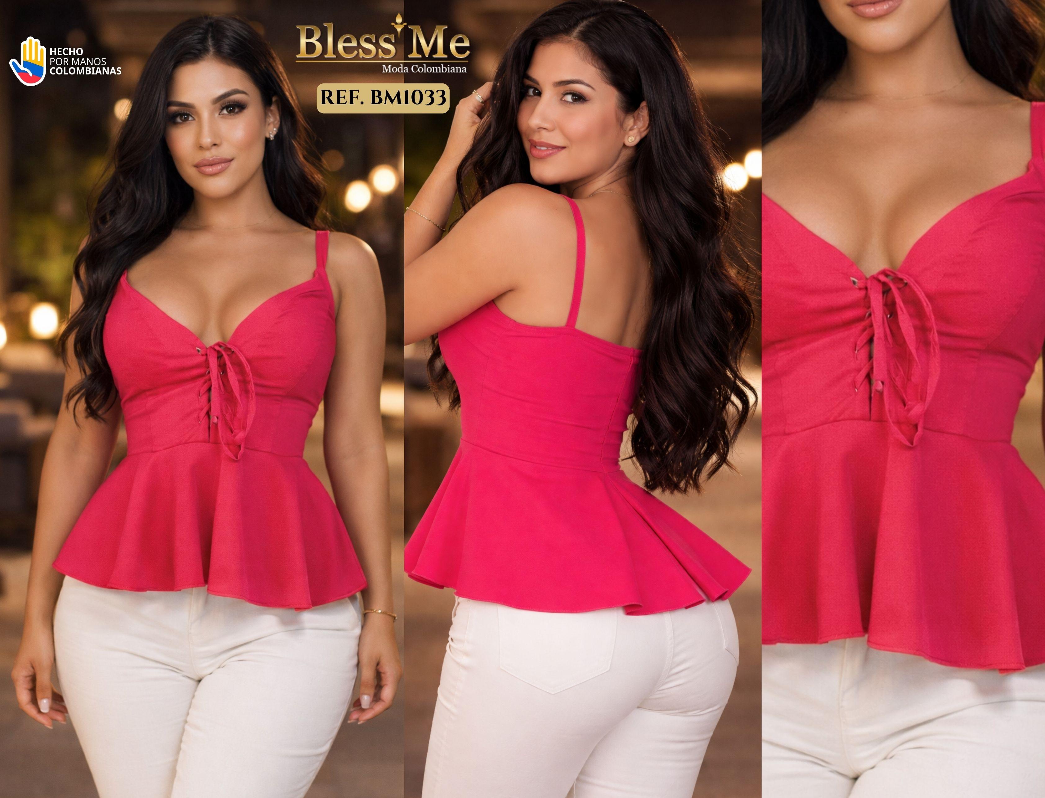Ref. 082 -BM1033 Blusa colombiana - Ropa Colombiana