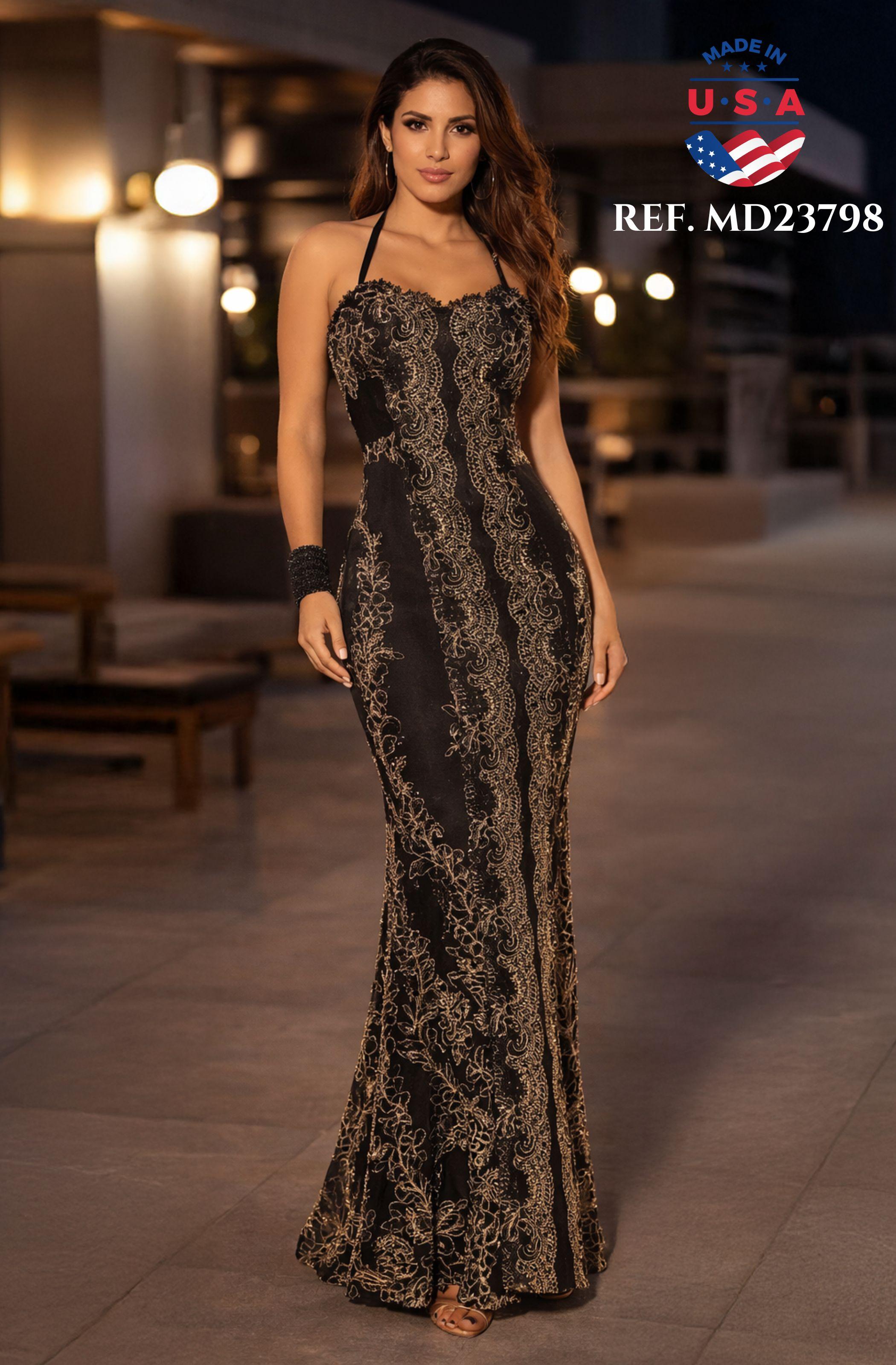 Ref. 003 -MD23798 Vestido de fiesta - Ropa Colombiana