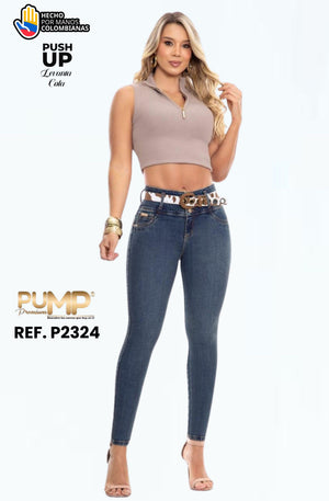 Ref. 063 -P2324 Jean con Bolsillos Push Up Colombiano - Ropa Colombiana