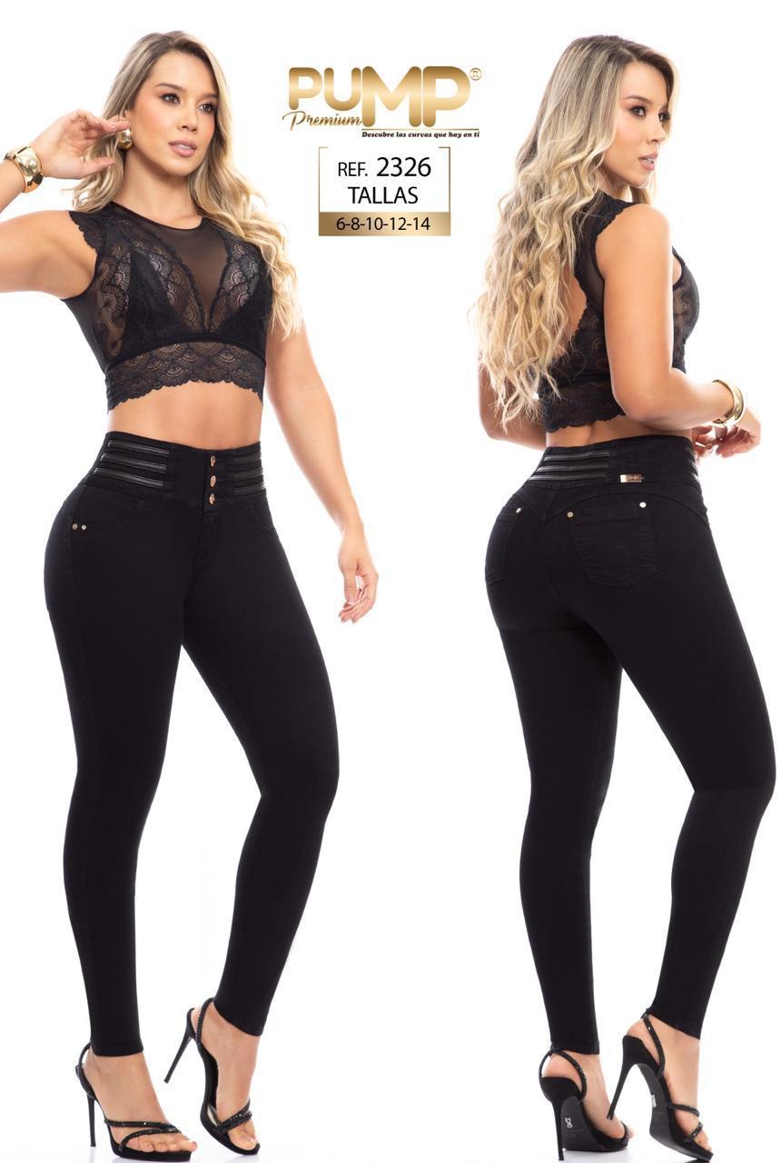Ref. 063 -P2326 Jean con Bolsillos Push Up Colombiano - Ropa Colombiana