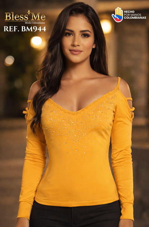 Ref. 082 -BM944 Blusa colombiana - Ropa Colombiana