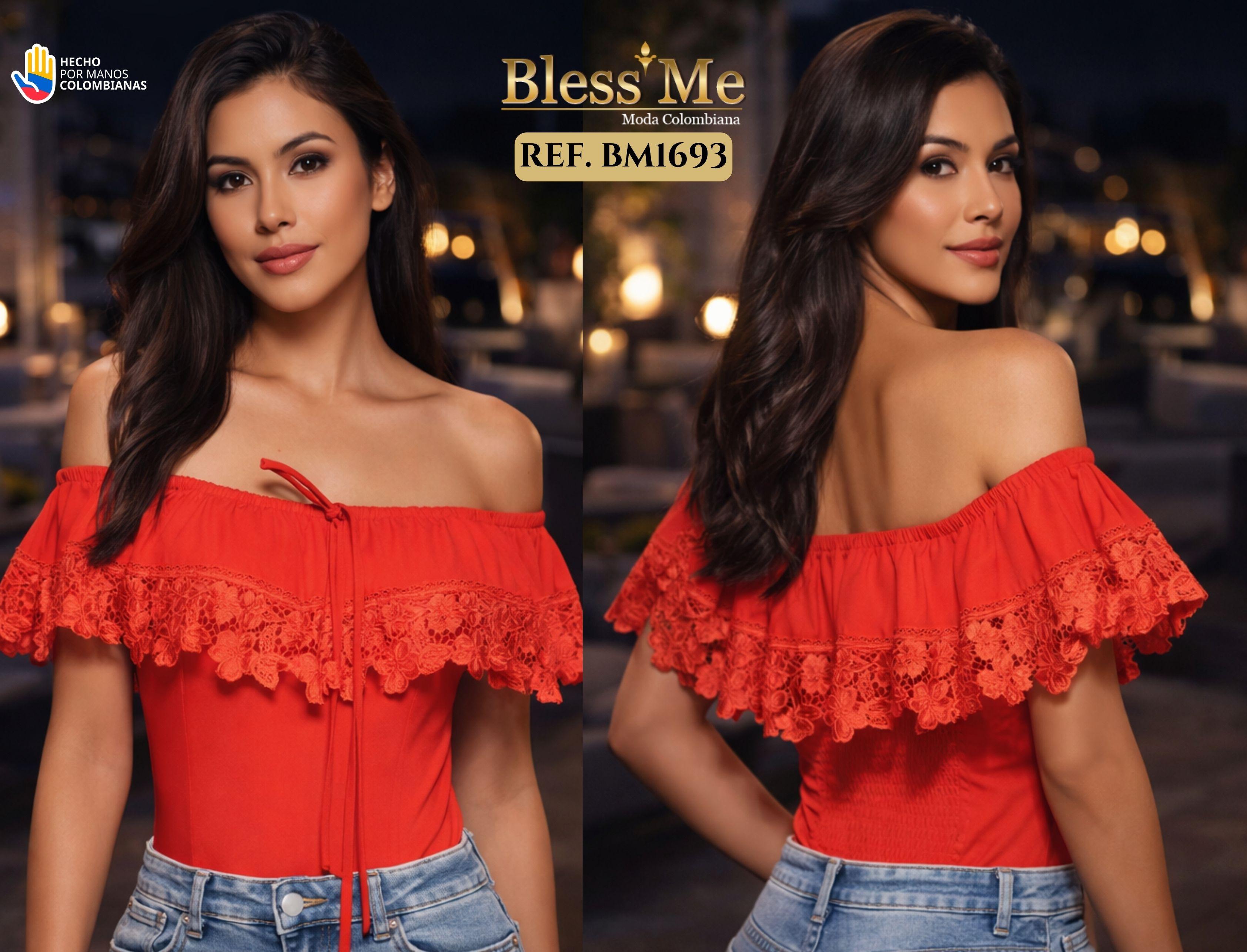 Ref. 058 -BM1693 Blusa Colombiana - Ropa Colombiana