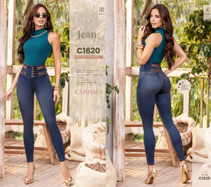 Ref. 070 -C1620 Jean sin Bolsillos Push Up Colombiano - Ropa Colombiana