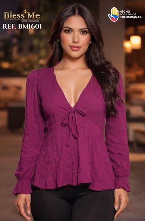 Ref. 058 -BM1601 Blusa colombiana - Ropa Colombiana