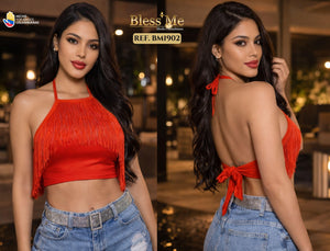 Ref. 030 -BM1902 Blusa Manga Corta - Ropa Colombiana