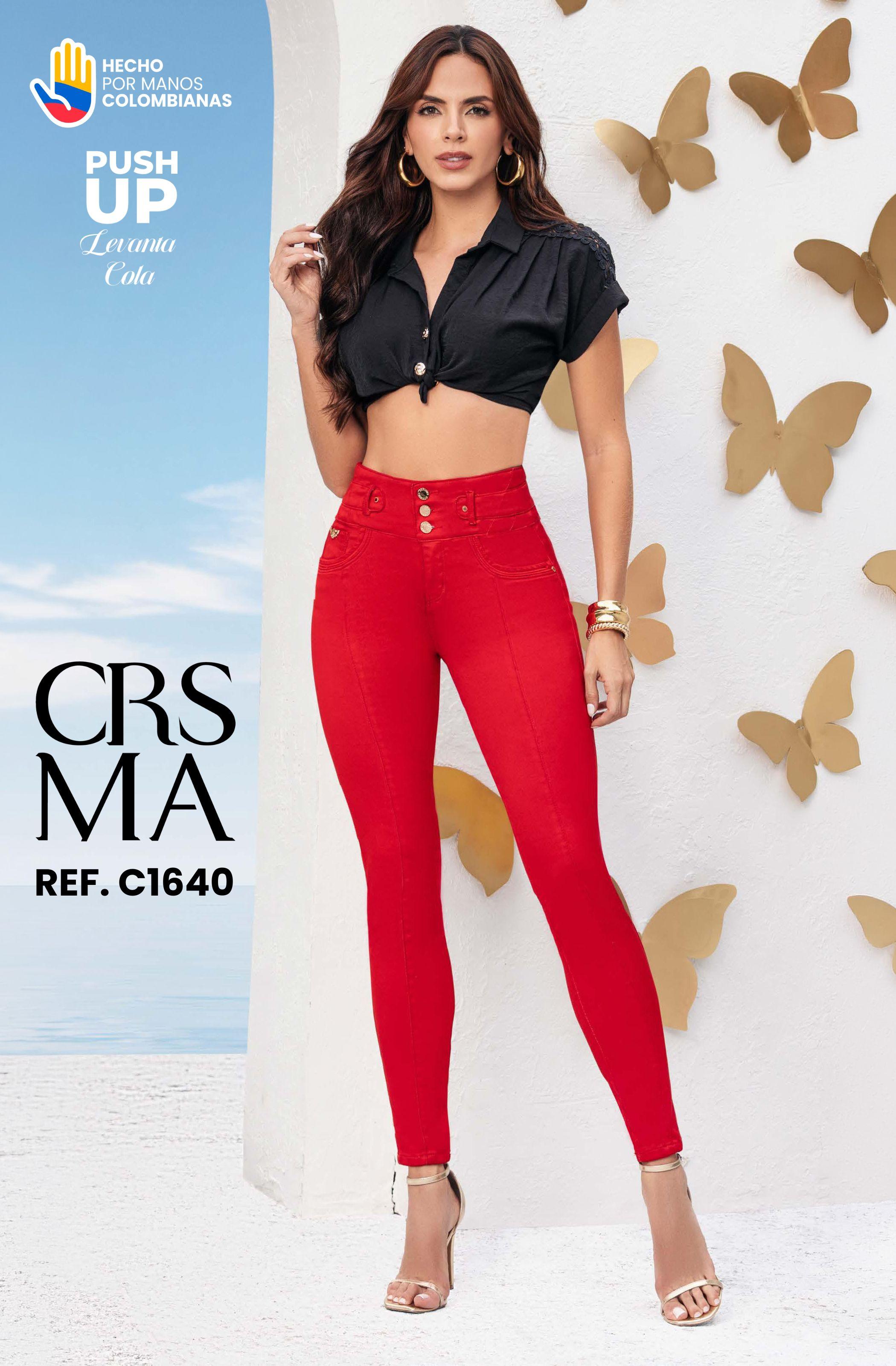070 -C1640 Jeans sin Bolsillos Push Up