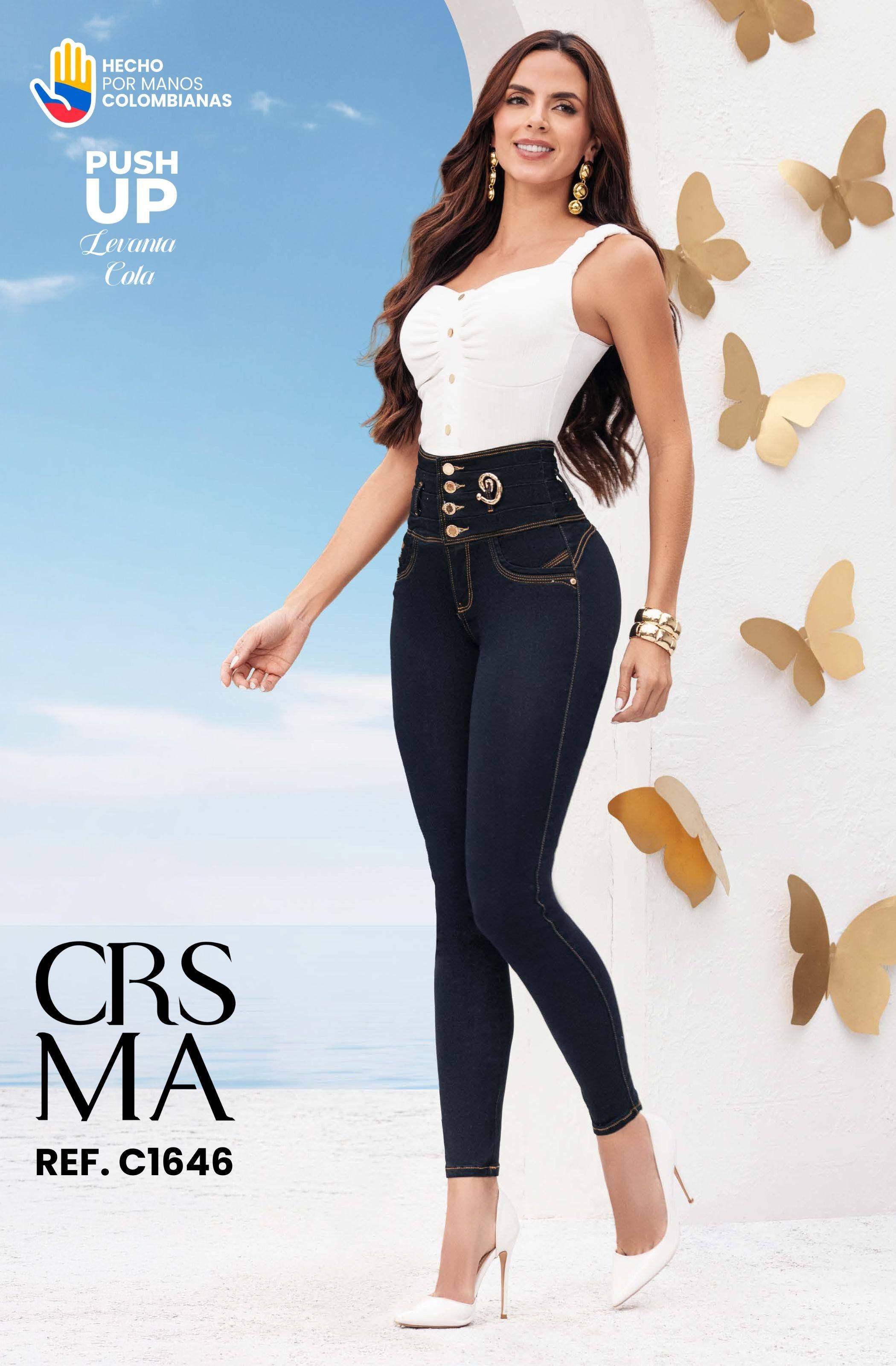 070 -C1646 Jean sin Bolsillos Push Up