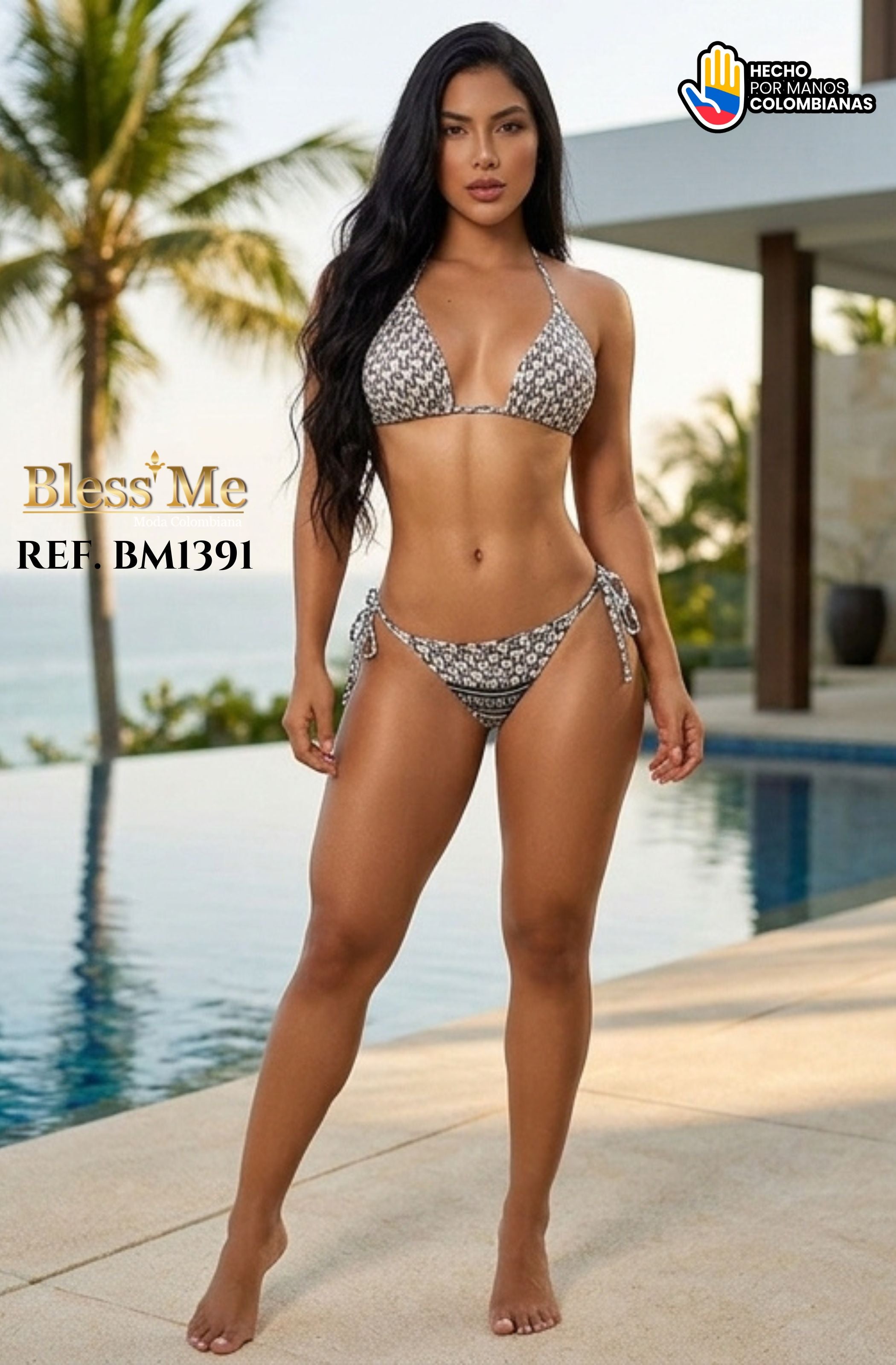 Ref. 058 -BM1391 Vestidos De Playa Colombianos - Ropa Colombiana