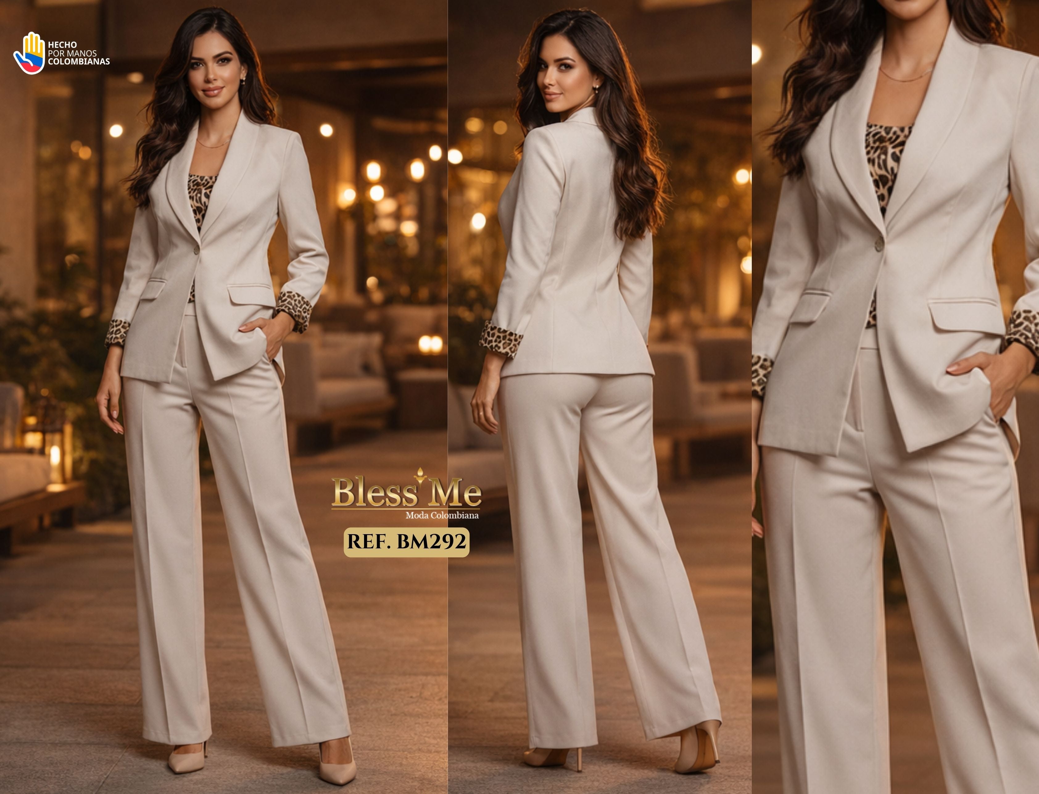Ref. 085 -BM292 Conjunto Largo - Ropa Colombiana
