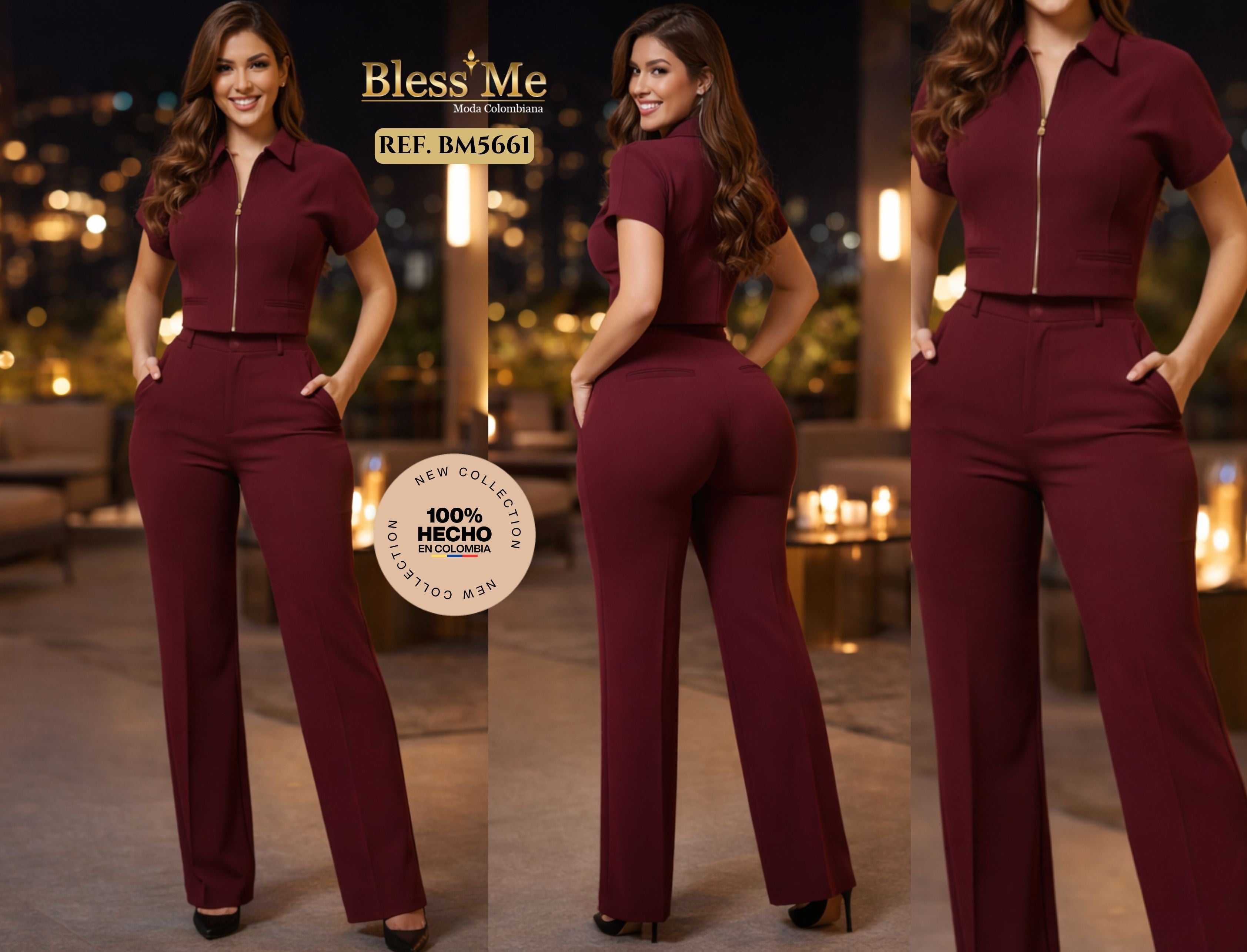 Ref. 085 -BM5661 Conjunto Largo - Ropa Colombiana