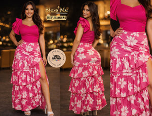 Ref. BM6585 Conjunto de Fiesta Largo - Ropa Colombiana