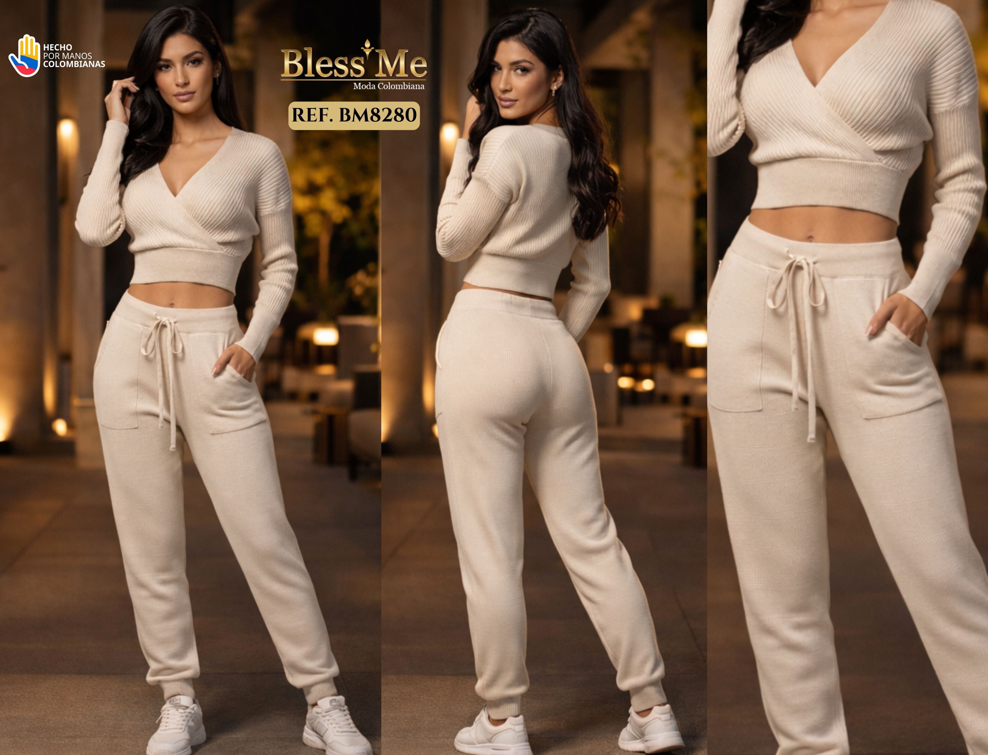 Ref. 085 -BM8280 Conjunto Largo - Ropa Colombiana