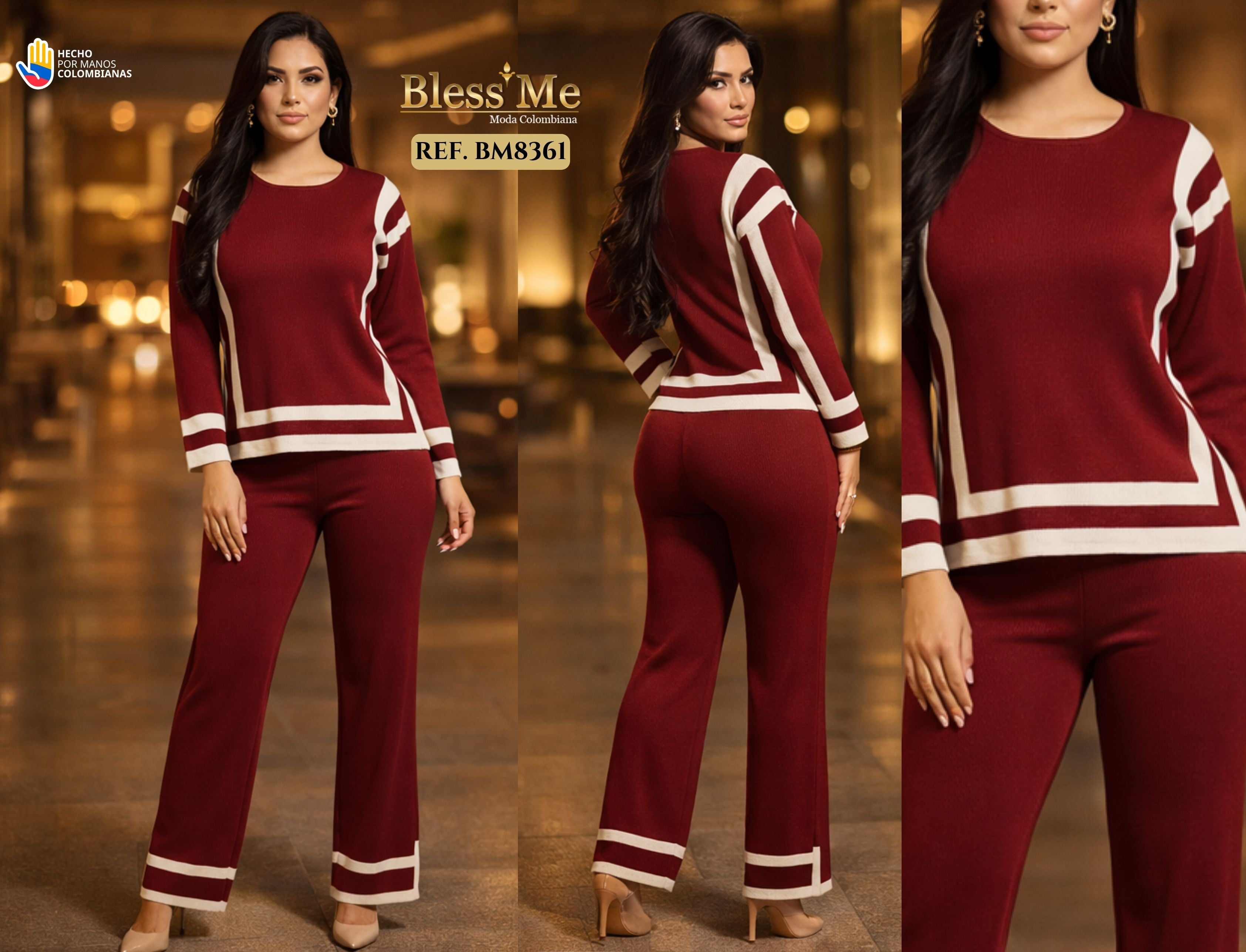 Ref. 085 -BM8361 Conjunto largo - Ropa Colombiana