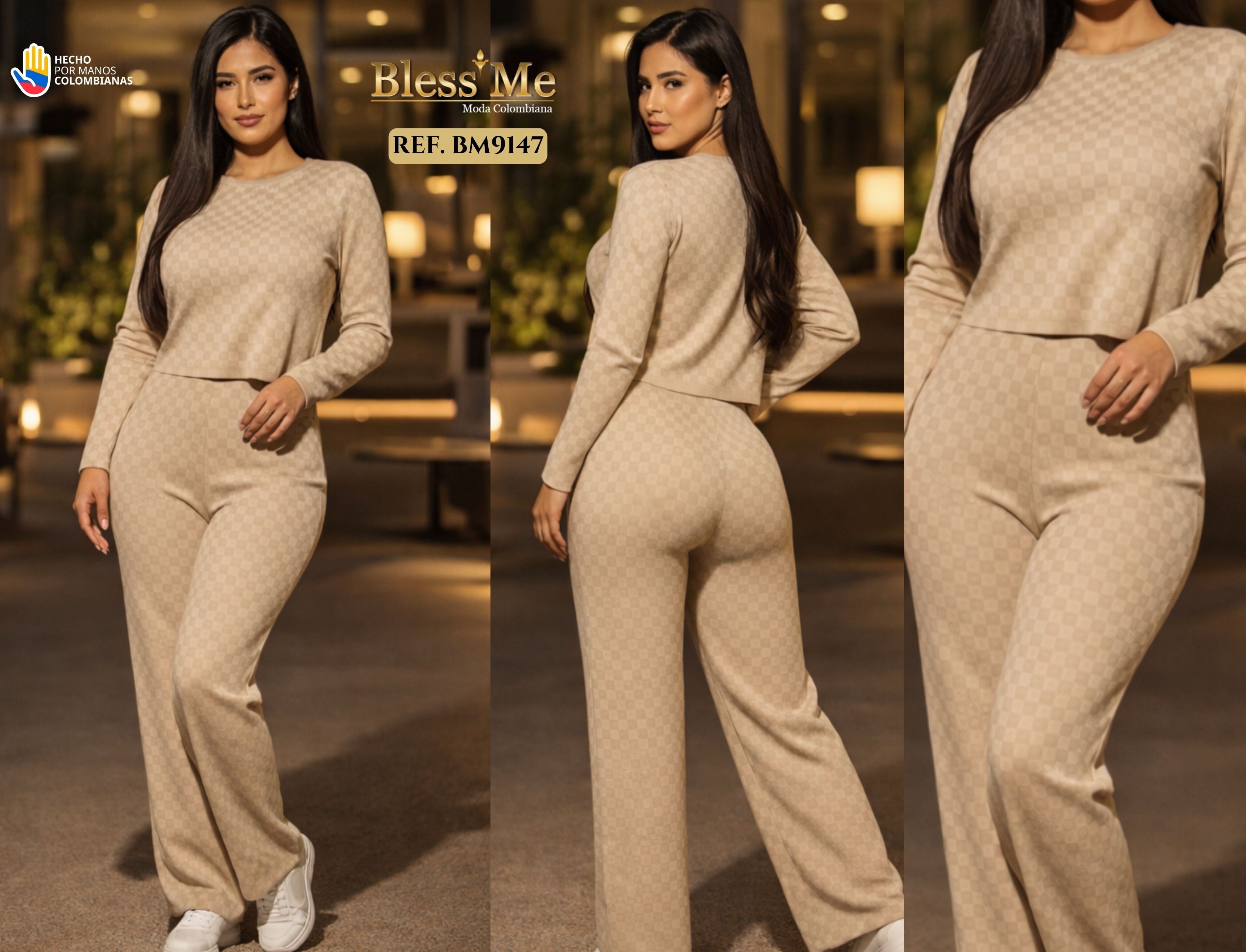 Ref. 085 -BM9147 Conjunto Largo - Ropa Colombiana
